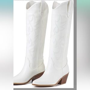 White cowboy boots